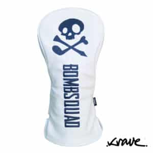 Krave Golf Club Driver Cover - Bomb Squad - White/Black