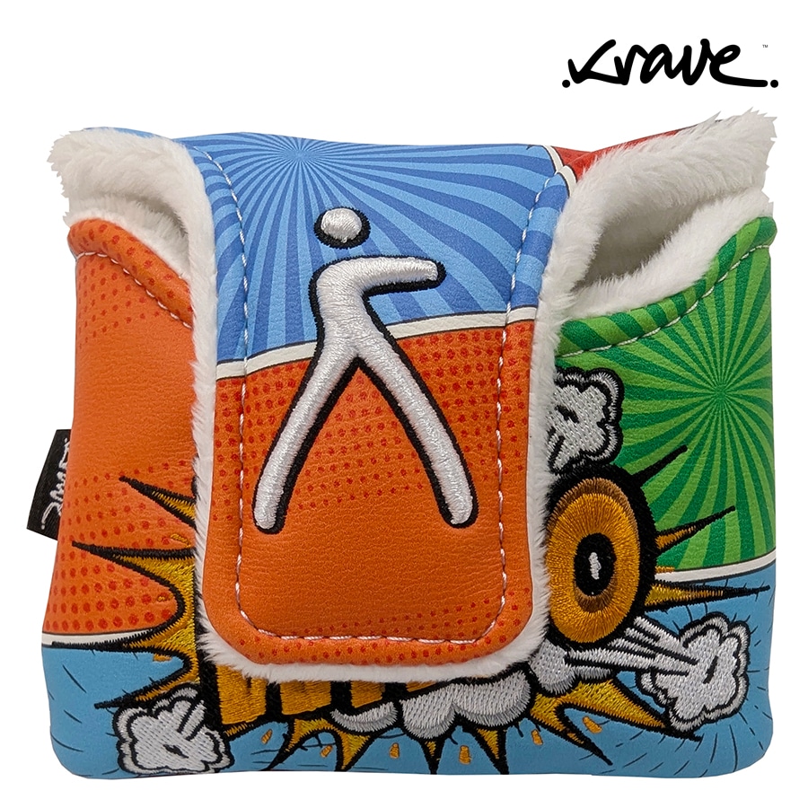 Krave Golf Club Mallet Putter Cover - Classic Comic Book - Image 2