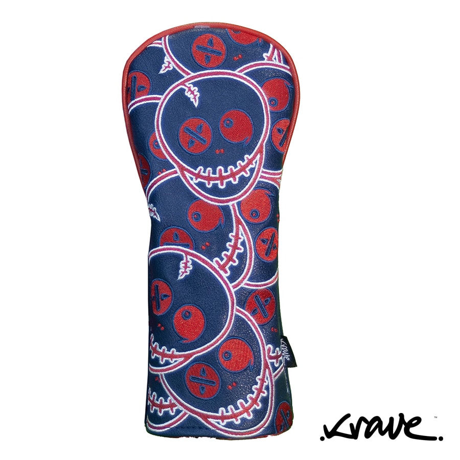 Krave Golf Club Driver Cover - Voodoo Stacked