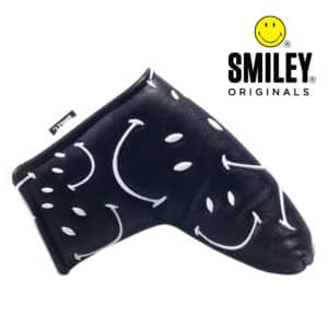 Smiley Golf Club Blade Putter Cover - Original Classic Black/White