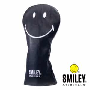 Smiley Golf Club Hybrid Cover - Original Classic Black