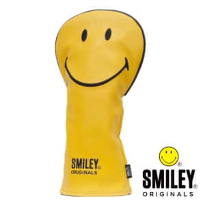 Smiley Golf Club Driver Cover - Original Classic Yellow/Black