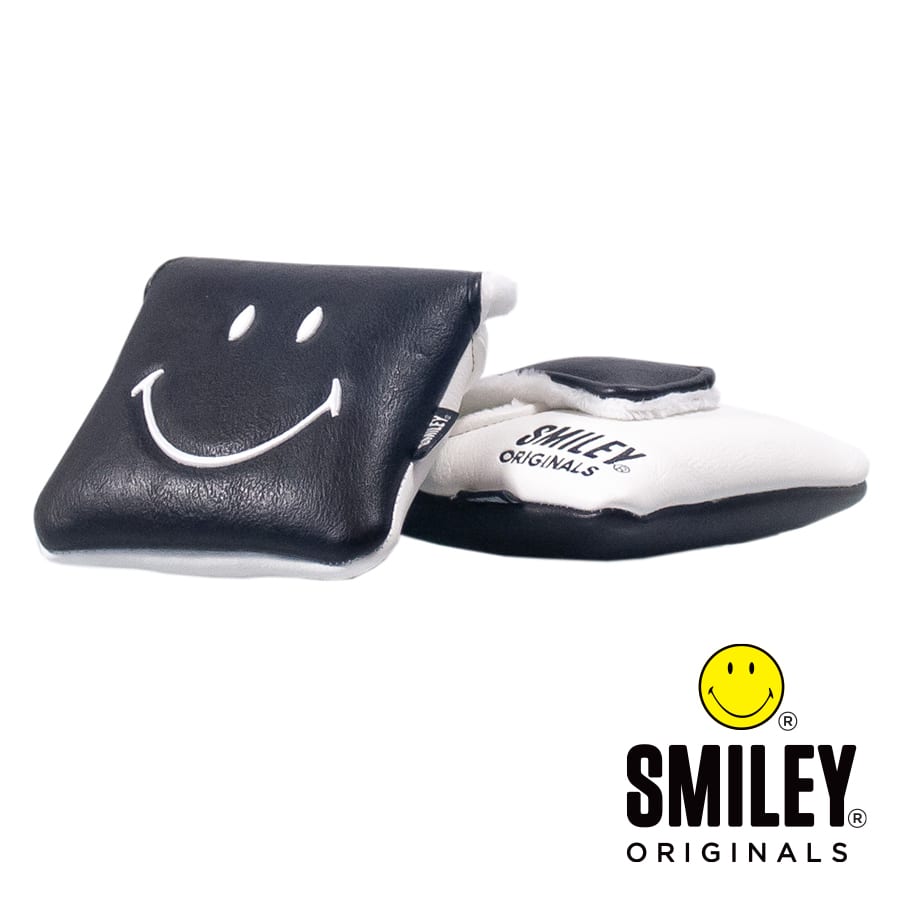 Smiley Golf Club Mallet Putter Cover - Original Classic Black - Image 3