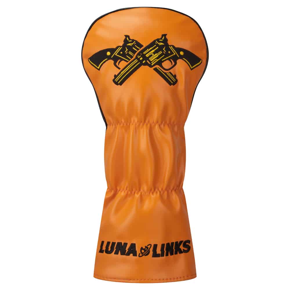 LunaLinks Golf Club Driver Cover - Bandit Embroidered Design - Image 2