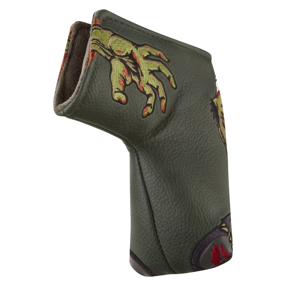 LunaLinks Golf Club Blade Putter Cover - Zombie Embroidered Design - Image 2