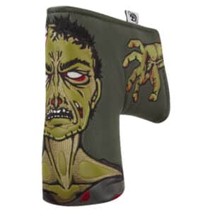 LunaLinks Golf Club Blade Putter Cover - Zombie Embroidered Design