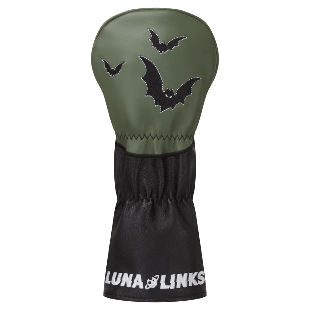 LunaLinks Golf Club Fairway Cover - Dracula Embroidered Design - Image 2