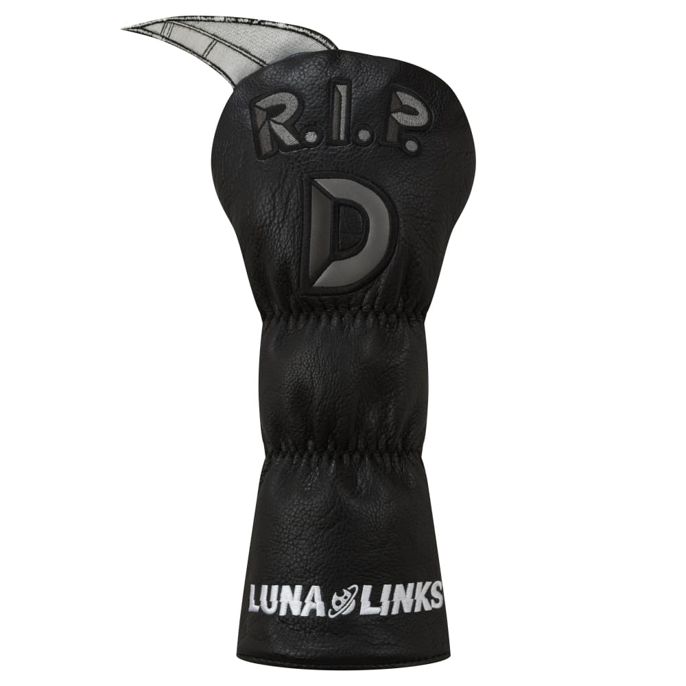 LunaLinks Golf Club Driver Cover - Reaper Embroidered Design - Image 2