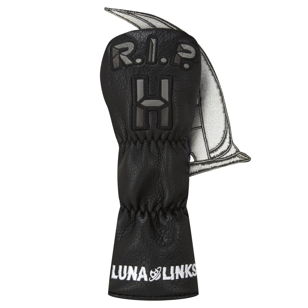 LunaLinks Golf Club Hybrid Cover - Reaper Embroidered Design - Image 2