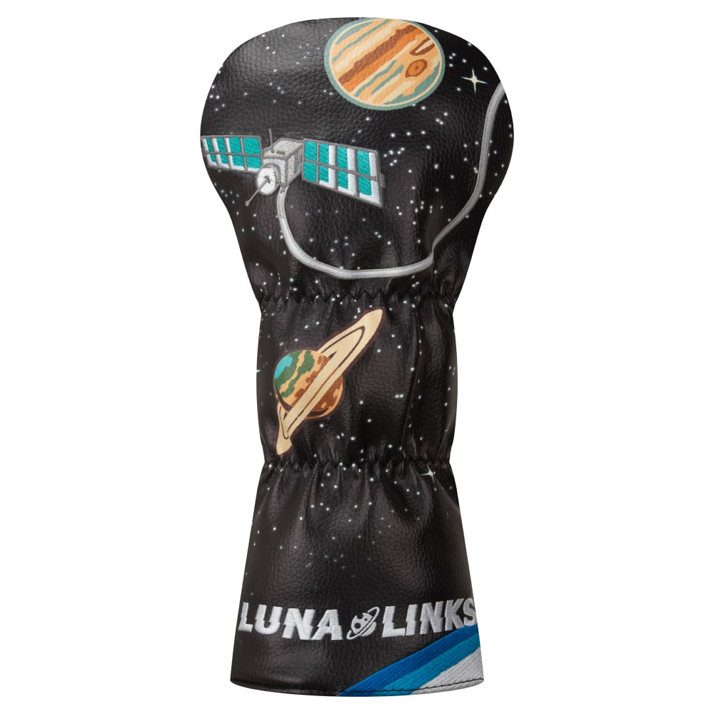 LunaLinks Golf Club Driver Cover - Cosmos Embroidered Design - Image 2