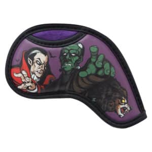 LunaLinks Golf Club Iron Covers - Monster Embroidered Design (Set of 9)