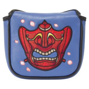 LunaLinks Golf Club Mallet Putter Cover -  Samurai Embroidered Design