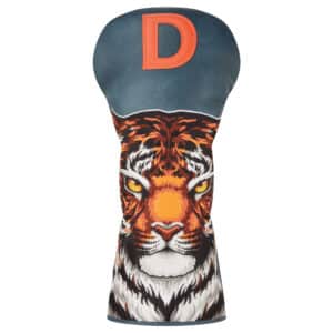 LunaLinks Golf Club Driver Cover - Tiger Embroidered Design