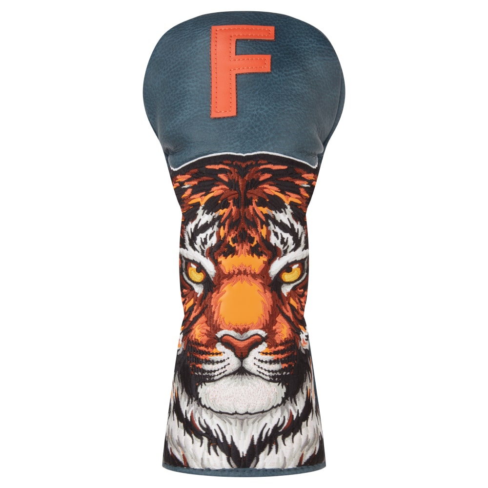LunaLinks Golf Club Fairway Cover - Tiger Embroidered Design