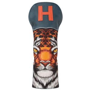 LunaLinks Golf Club Hybrid Cover - Tiger Embroidered Design