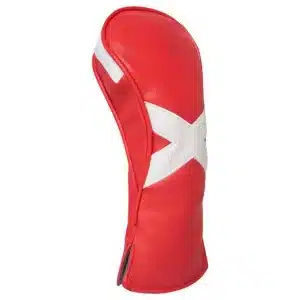 NET64 Golf Crossed Driver Headcover - Red - Fits up to 460cc