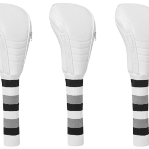 NET64 Golf Headcovers - White - Set of 3 - Driver / Fairway / Fairway